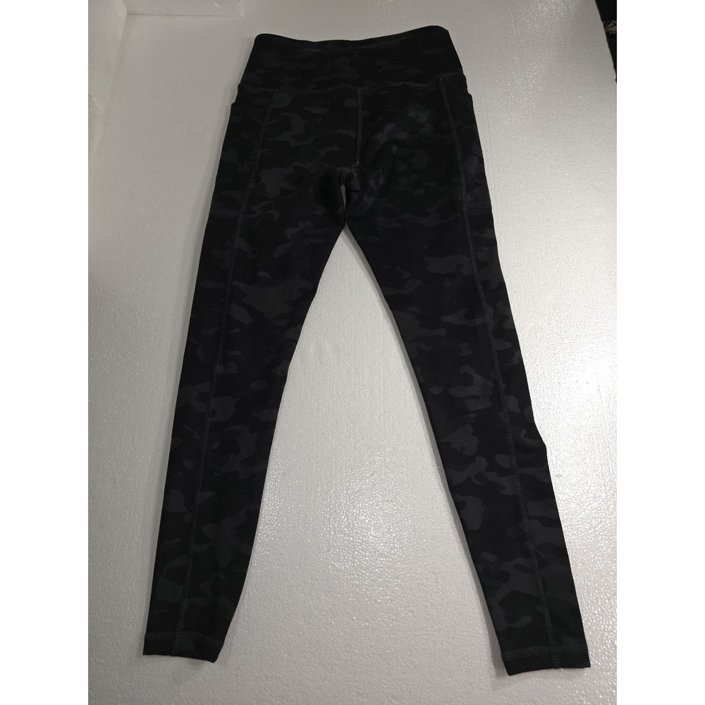 Danskin Women's Sz Small‎ Leggings Black Camo Athletic  High Rise